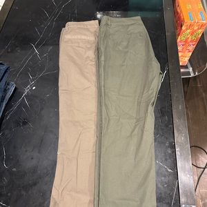 ASOS SKINNY CHINOS brown and olive